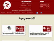 Tablet Screenshot of cafeculturelcitoyen.org